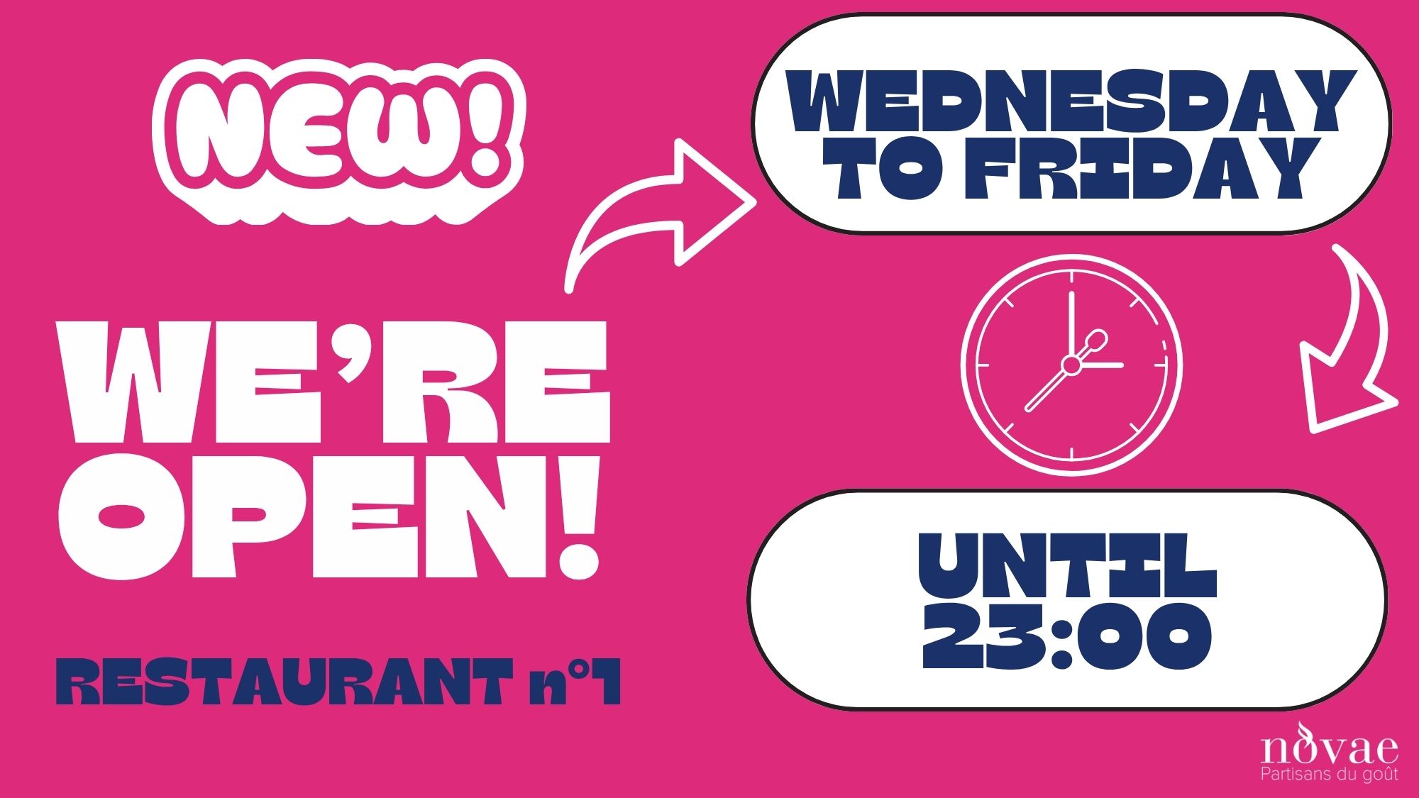 Restaurant 1 extends its opening hours