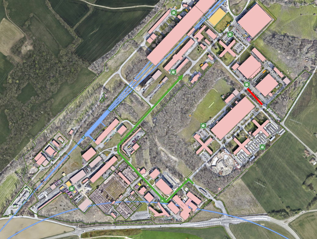 Route Stueckelberg (Prévessin) partially closed on 7 August until 11.30
