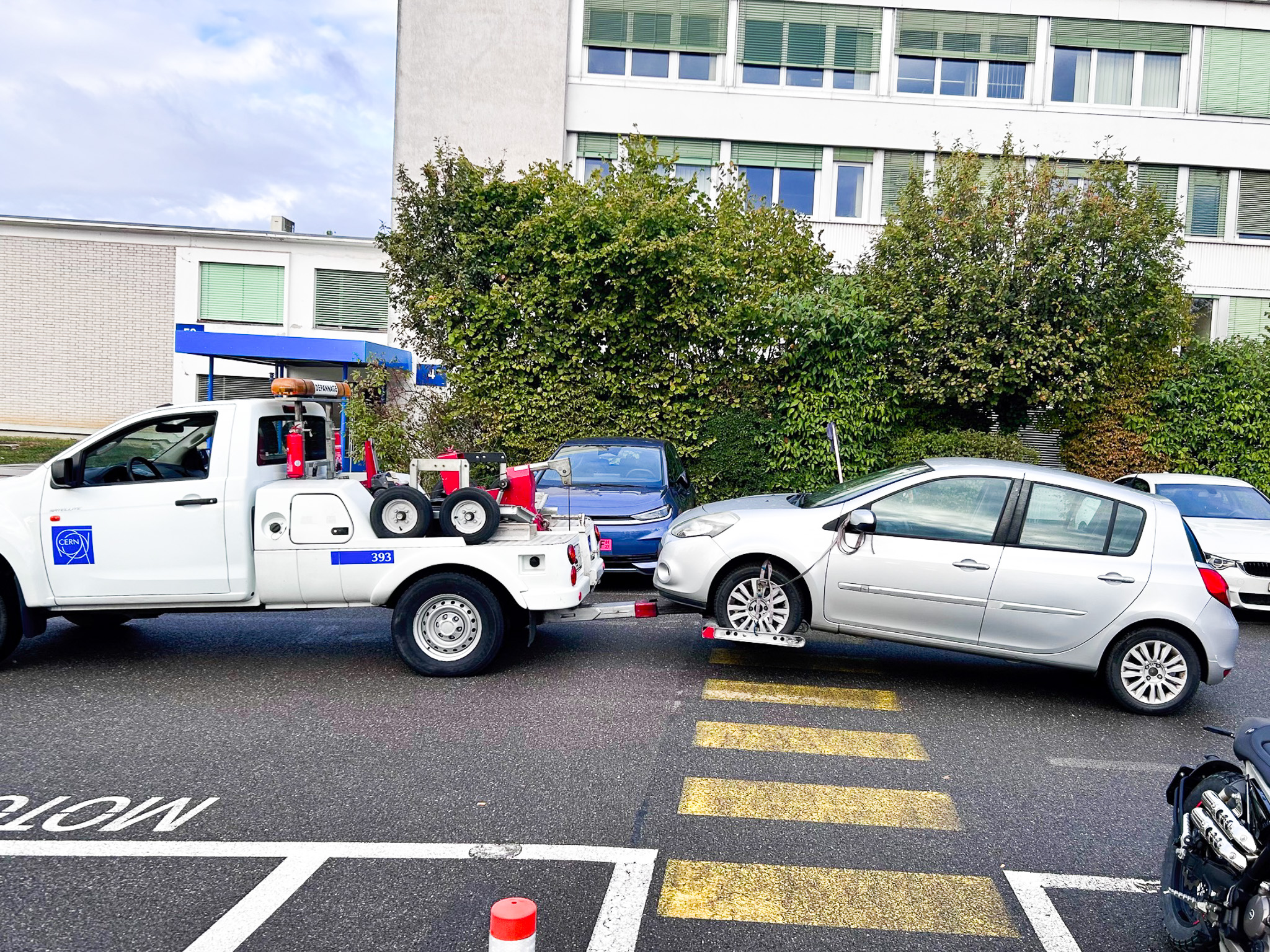 Parking enforcement: 14 spaces freed up near the main building